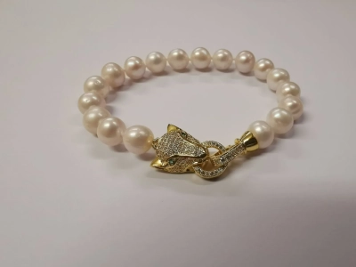 Гривна от перли "Златна Пума"