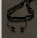 Колие от оникс, вулканична лава и тигрово око - Image 3