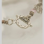 Гривна от розов кварц и перли - Image 3