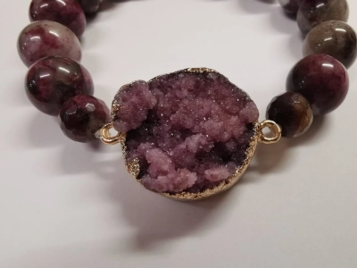 Гривна с друза и турмалин - Image 3