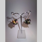 Плетени обеци с турмалин - Image 3