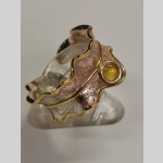 Пръстен от сребро с турмалин