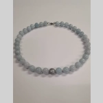 Колие от аквамарин и циркон