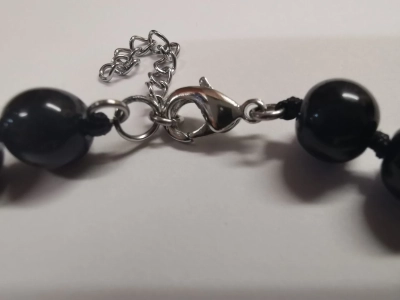 Гривна от оникс и черен турмалин - Image 3
