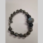 Гривна от лабрадорит и турмалин - Image 2