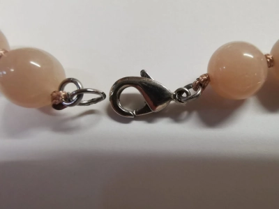 Гривна от лунен камък и аметрин - Image 3