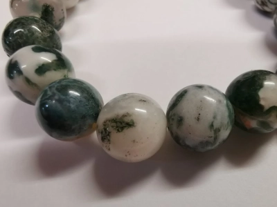 Гривна с друза и мъхов ахат - Image 3