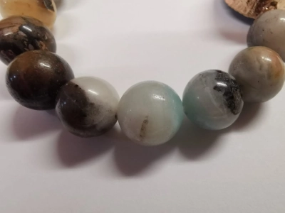 Гривна с друза и амазонит - Image 2