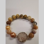 Гривна с друза и ахат