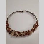 Плетено колие от кафяв авантюрин