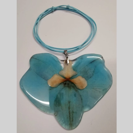 Колие "Синя Орхидея"