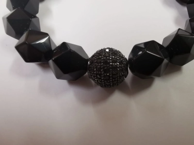 Гривна с оникс и циркон - Image 2