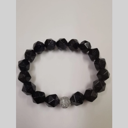 Гривна от син авантюрин