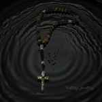 Броеница с жълто тигрово око и кръст - Image 2