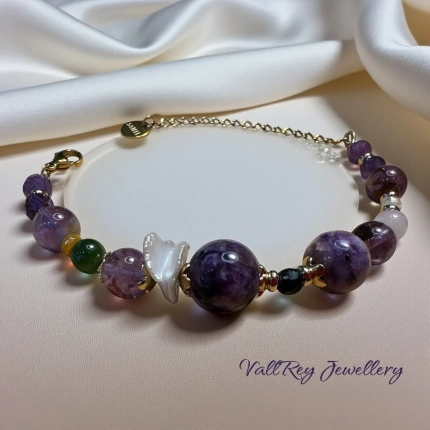 Гривна Чароит и Морска Перла