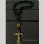 броеница от вулканична лава и цитрин - Image 3