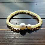 Дамска гривна с цитрин и перла - Image 2