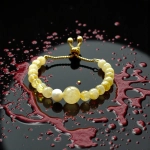 Дамска гривна от цитрин и перла - Image 2