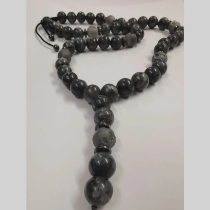 Колие с лабрадорит и топче друза