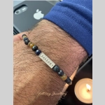 Гривна от огнен опал черен опал и питерсит - Image 2