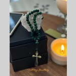 Броеница от естествен малахит - Image 3