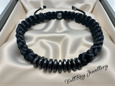 Гривна Shamballa с шайби хематит - Image 2