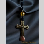 броеница от вулканична лава и цитрин - Image 2