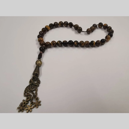 Броеница с тигрово око