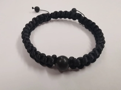 Мъжка гривна с шунгит